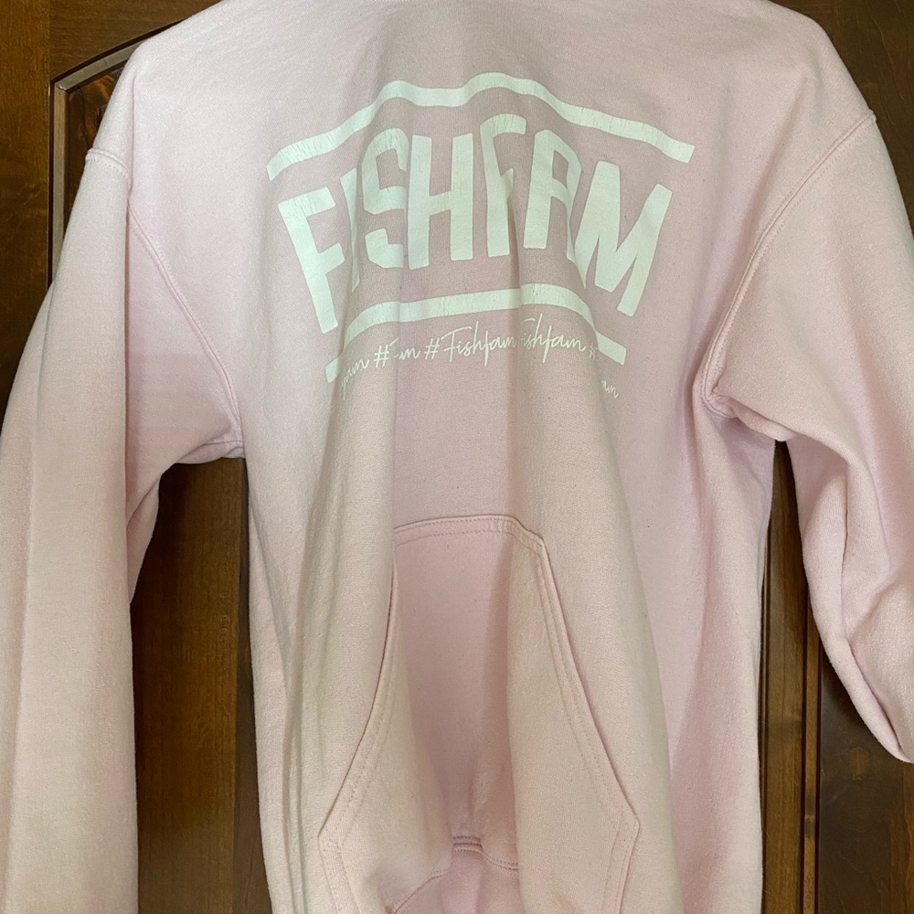 Pink fish fam hoodie
